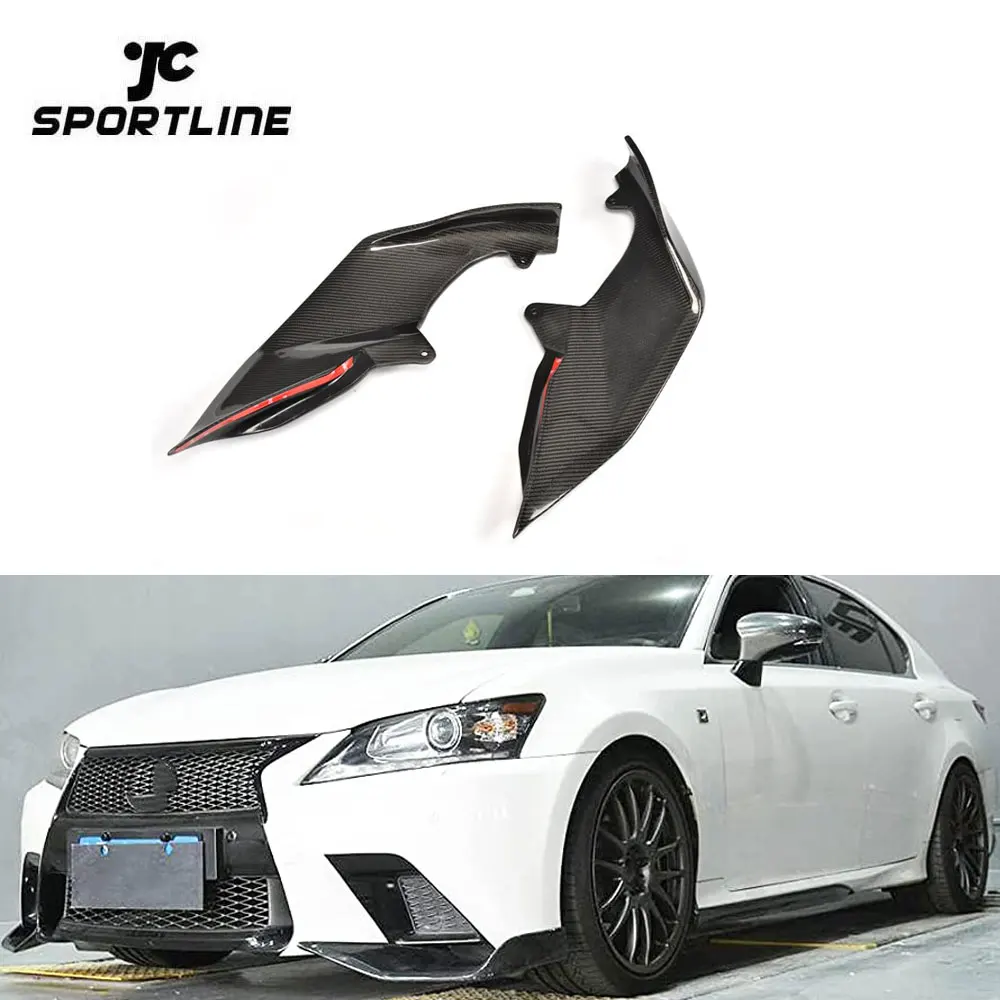 

JCSportline Carbon Fiber GS350 Front Splitter Flaps for Lexus GS F Sport GS350 GS450h 2012 - 2015