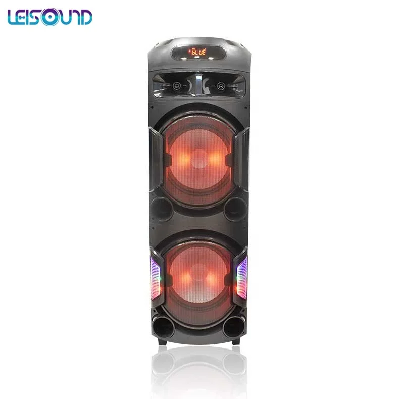 

LEISOUND 2020 New Design Private Mould Best Sounding Big Power 12Inch Portable Trolley Stereo dj Speaker