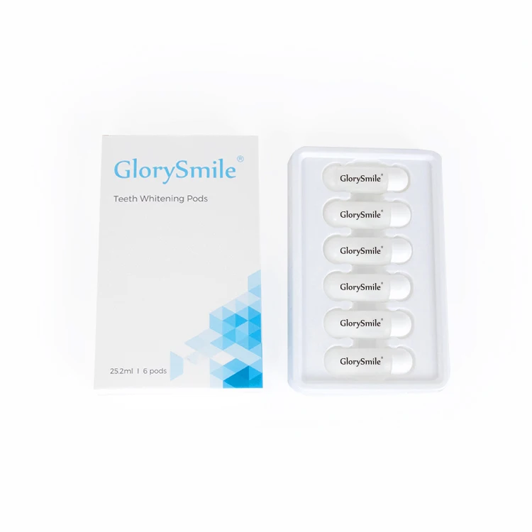 

New Launched Customize Glorysmile Teeth Whitening refill pods gel Kit with private logo