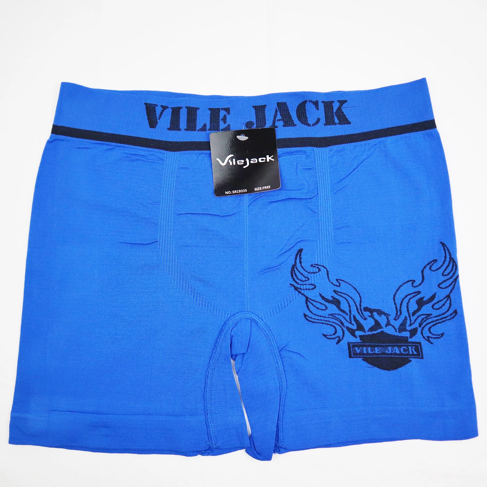 
Factory outlet stock polyester mens long Boxer mens seamless underwear boys shorts 