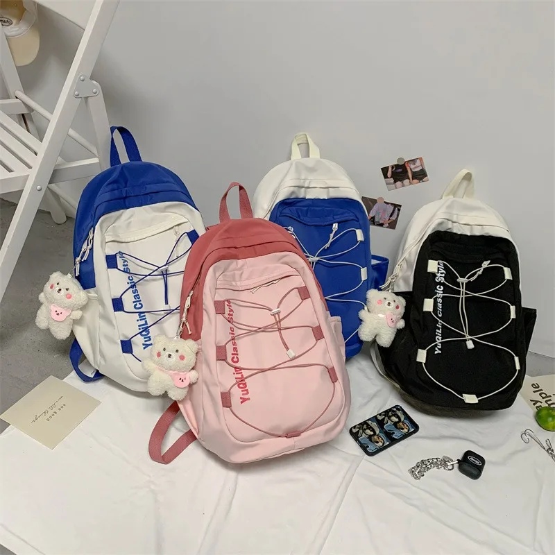 

large capacity travel backpacks school bag girl boy laptop book bags College high teenager student schoolbag