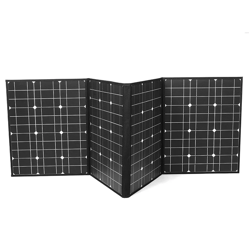 

High Efficiency 150W 18V Monocrystalline Portable Solar Panel Solar Panel Charger with USB/DC Outputs for Power Station