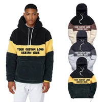 

Custom design New model high quality mens sherpa fleece hoodies