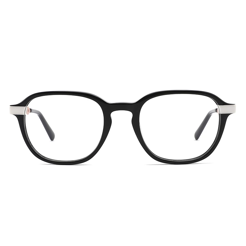 

High Quality Acetate Metal Glasses Frame Women Optical Spectacles New Fashion Acetate Optical Eyeglasses