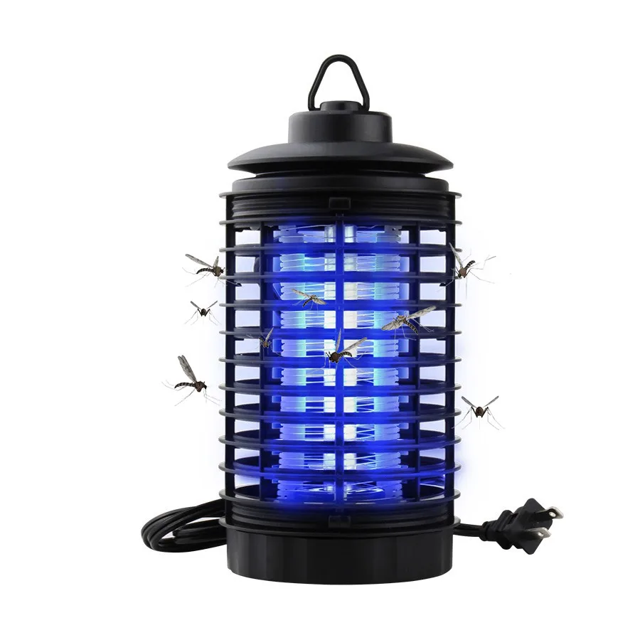 

SJZ Factory photocatalytic bug zappers electronic outdoor US / EU / UK / Plug indoor electric UV led mosquito killer lamp, Black