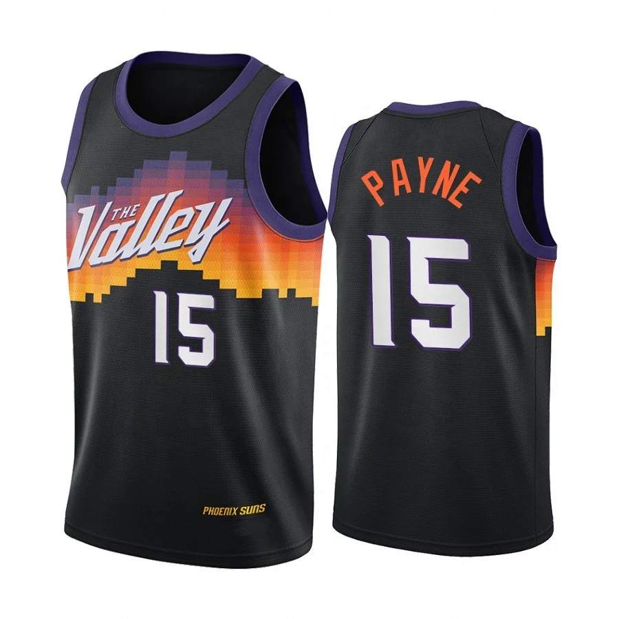 

Custom your design number sublimation mesh suns basketball jersey