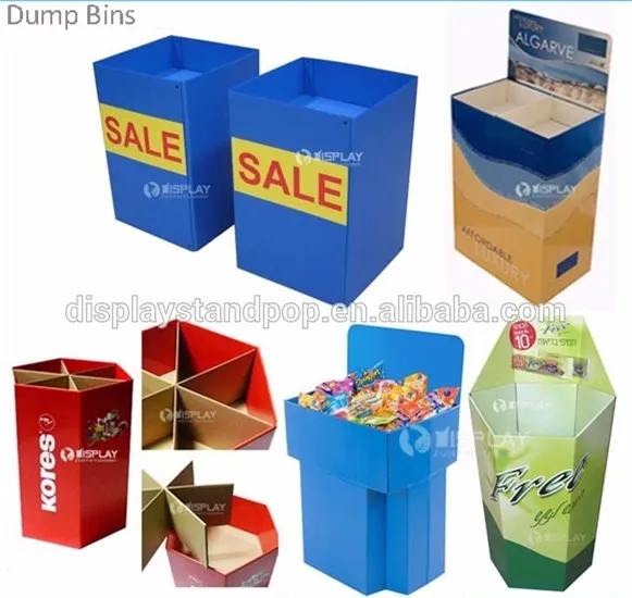 Display bin. Картонный дисплей. Дисплей из картона.