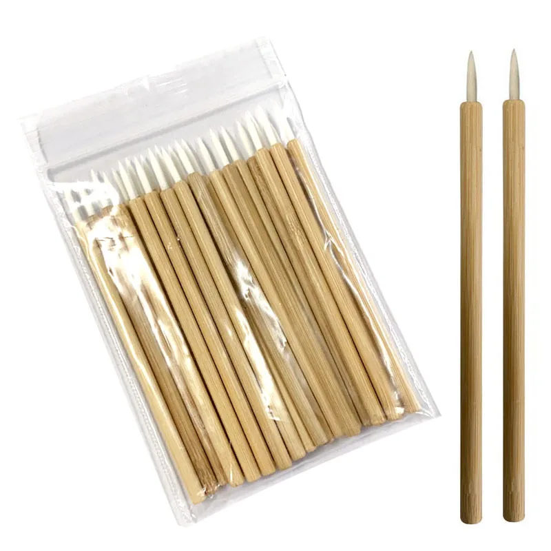 

Professional Eco-friendly Bamboo handle lip brush Disposable Cosmetic Lipstick Brush