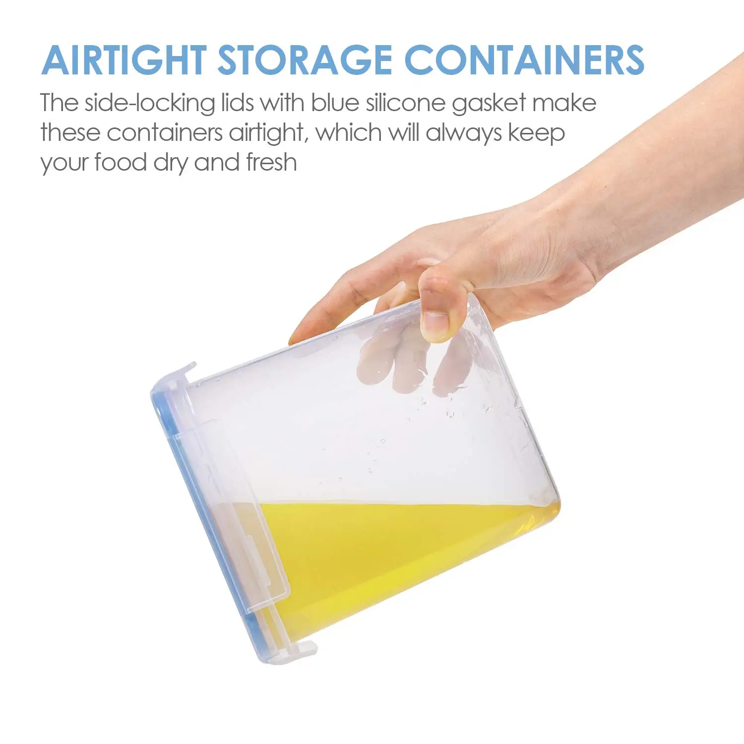 Fy0252-conjunto De Contenedores De Plástico Para Almacenamiento De