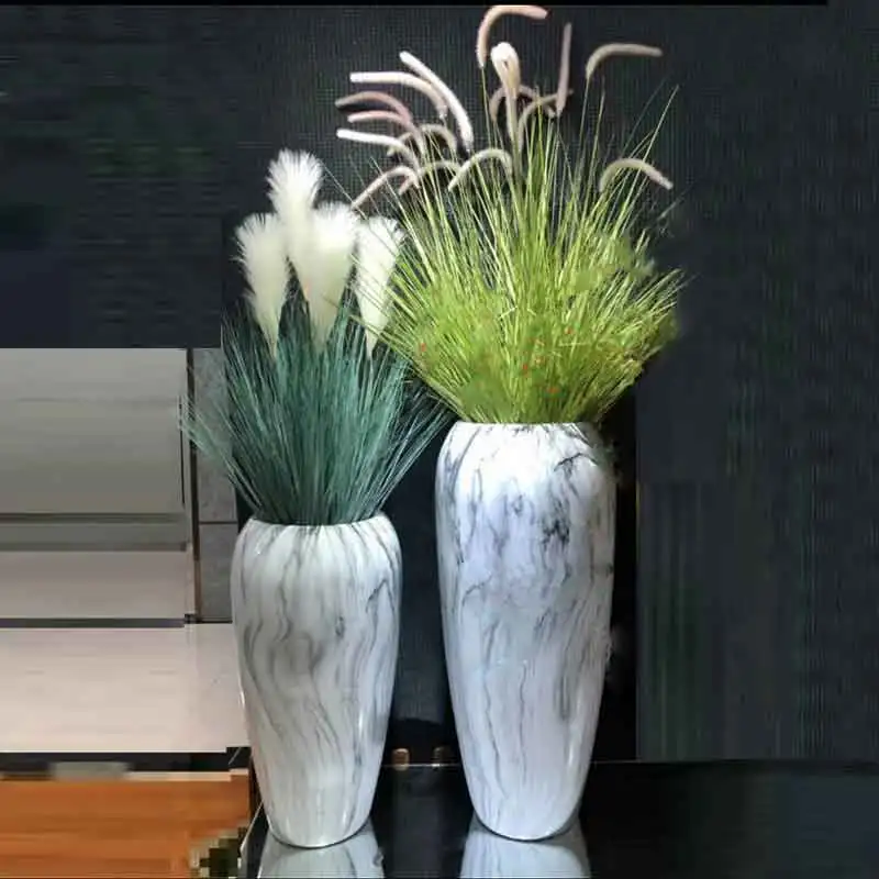

2021 China wholesale Nordic modern man-made vases, glass fiber ornaments, luxury home interior decoration accessories, Based