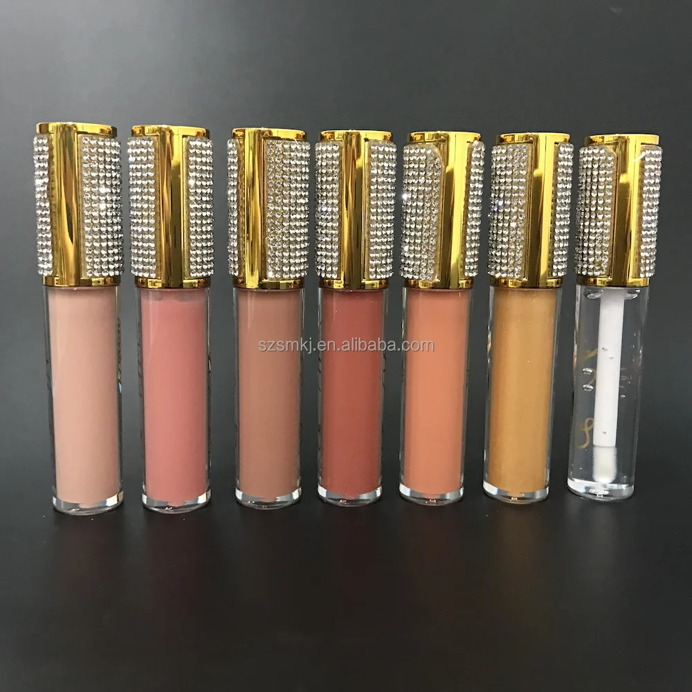 

wholesale new shiny glitter glossy lipgloss vegan nude lipgloss private label, 200