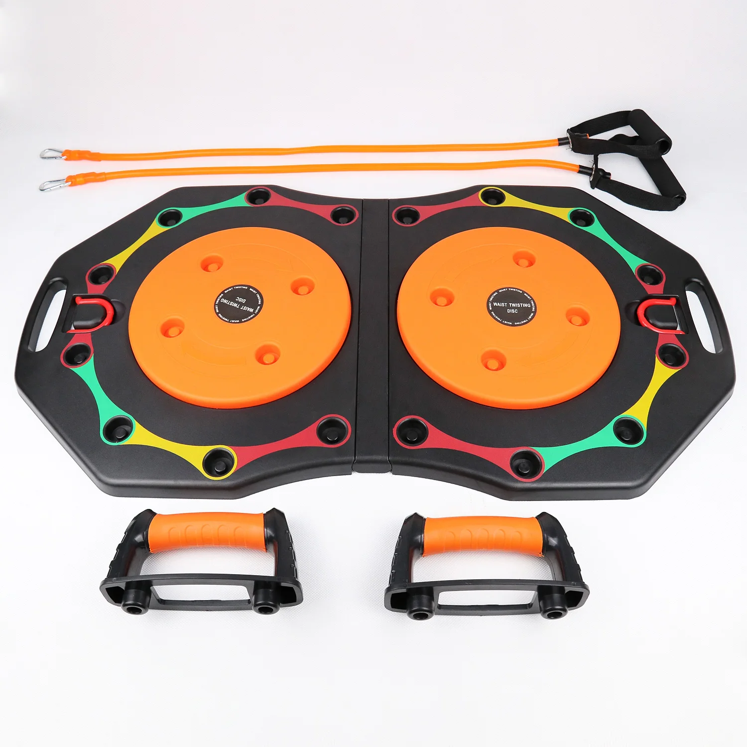 
2020 New Design Foldable Push Up Board With Resistance Band 