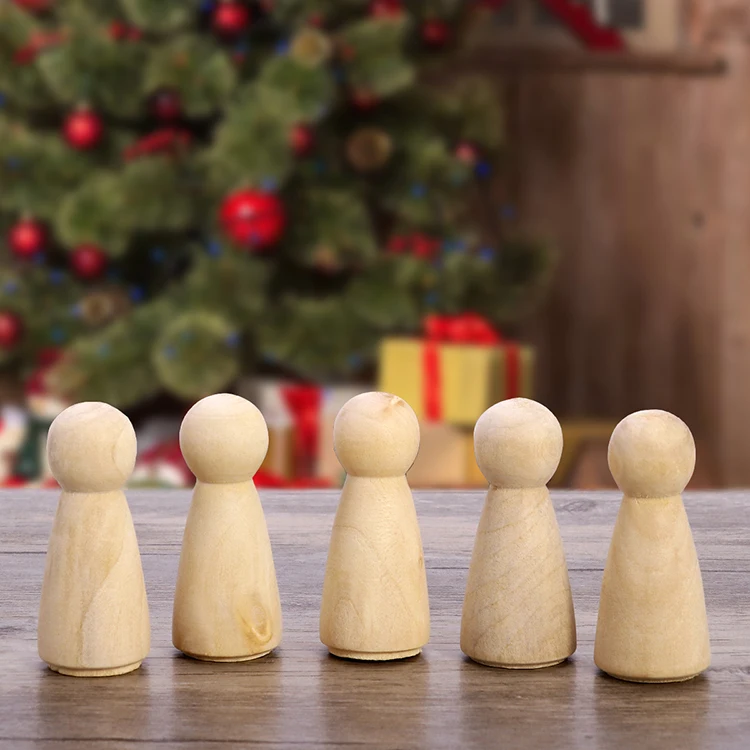 
Creative hand-painted puppet valentine party shooting props handicraft diy home decoration ornaments wooden doll 