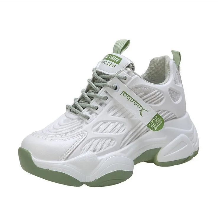 

New style extra large size thick-soled inner increased mesh breathable all-match casual sports shoes