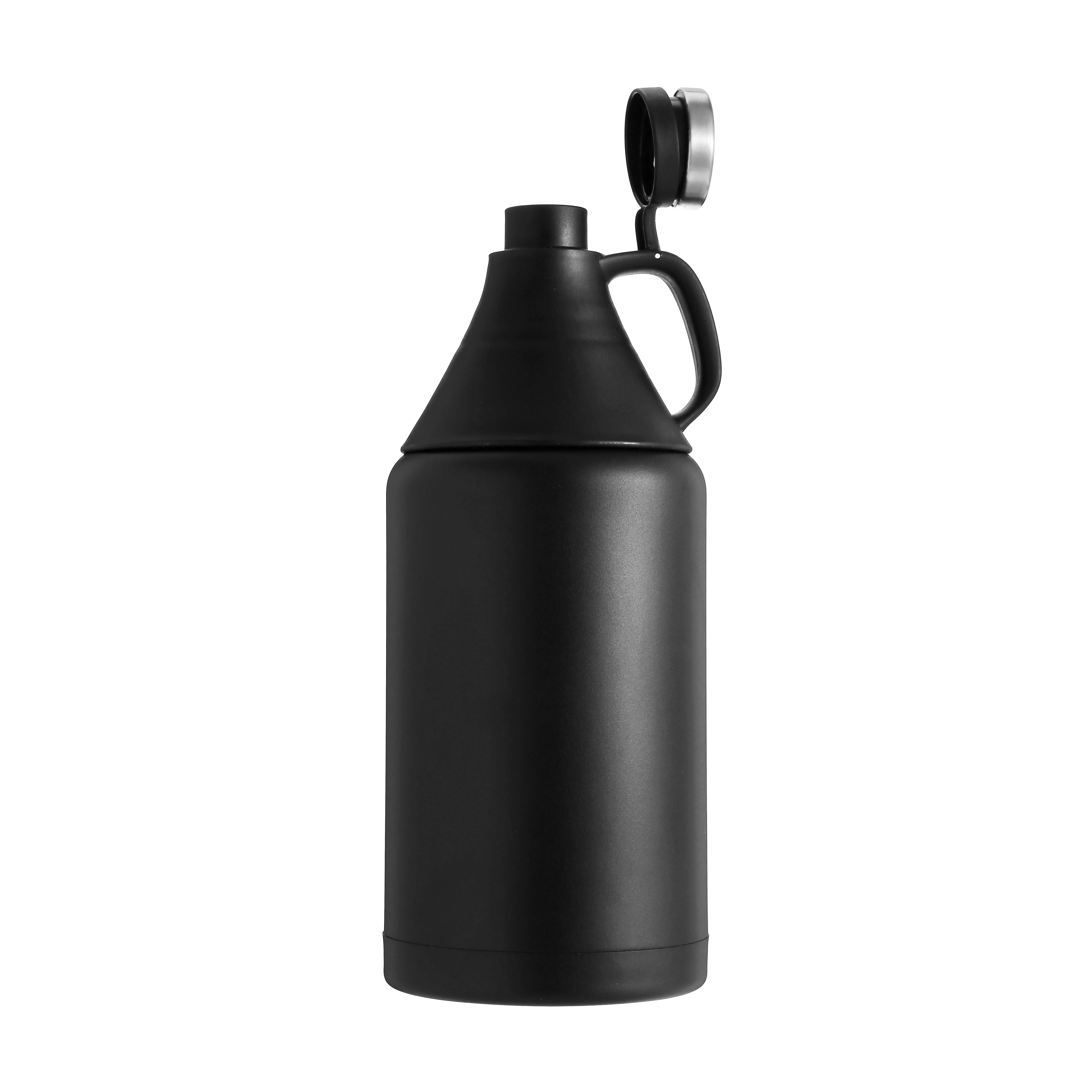 

Ready To Ship Everich 32/64oz double vacuum thermal insulated 18/8 stainless steel beer growler BPA free with design lid, Customized color