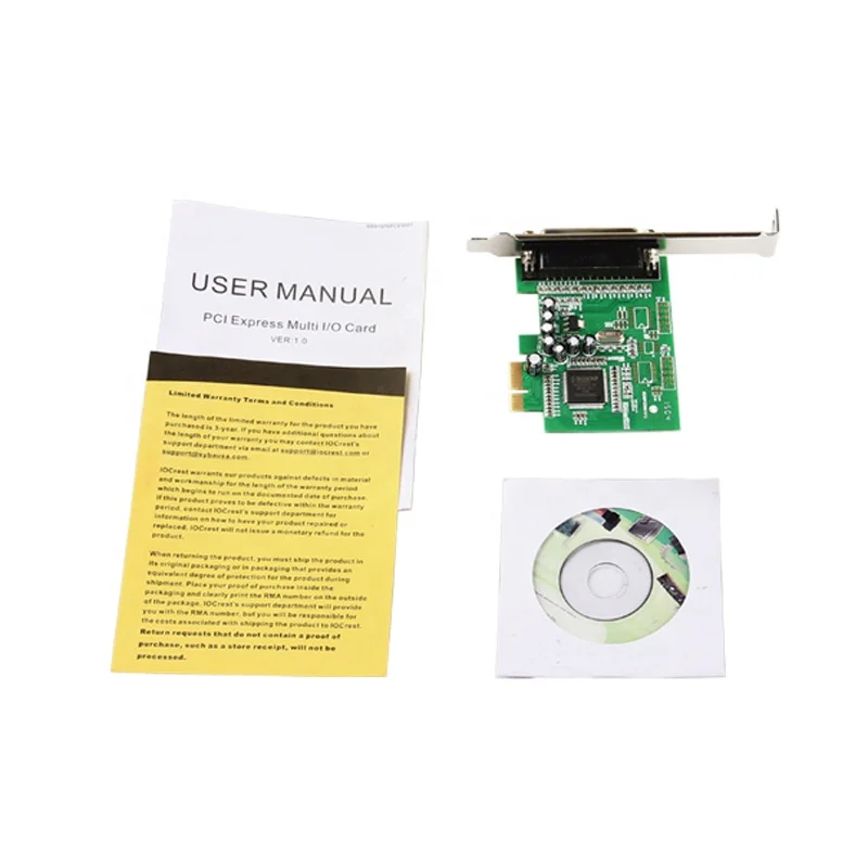 Pcie Printer Db25 Parallel Port Lpt To Pcie Pci Express Card Adapter