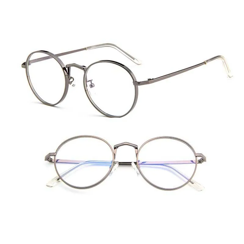 

ready made retro metal eyewear optical frame, Black, gun gray, gold, silver