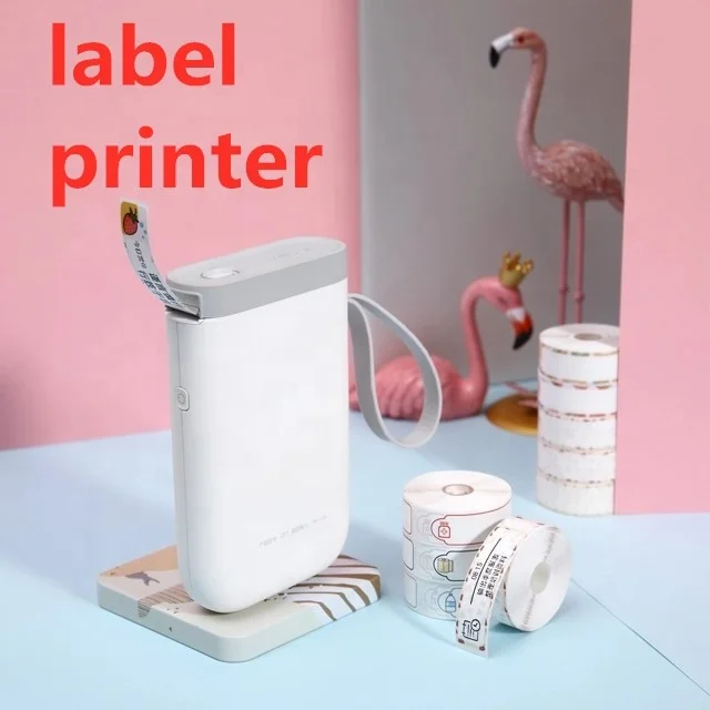 

portable label printer thermal printer connection wireless bluet ooth IOS Android No need inkjet ribbons digital 3d nail printer