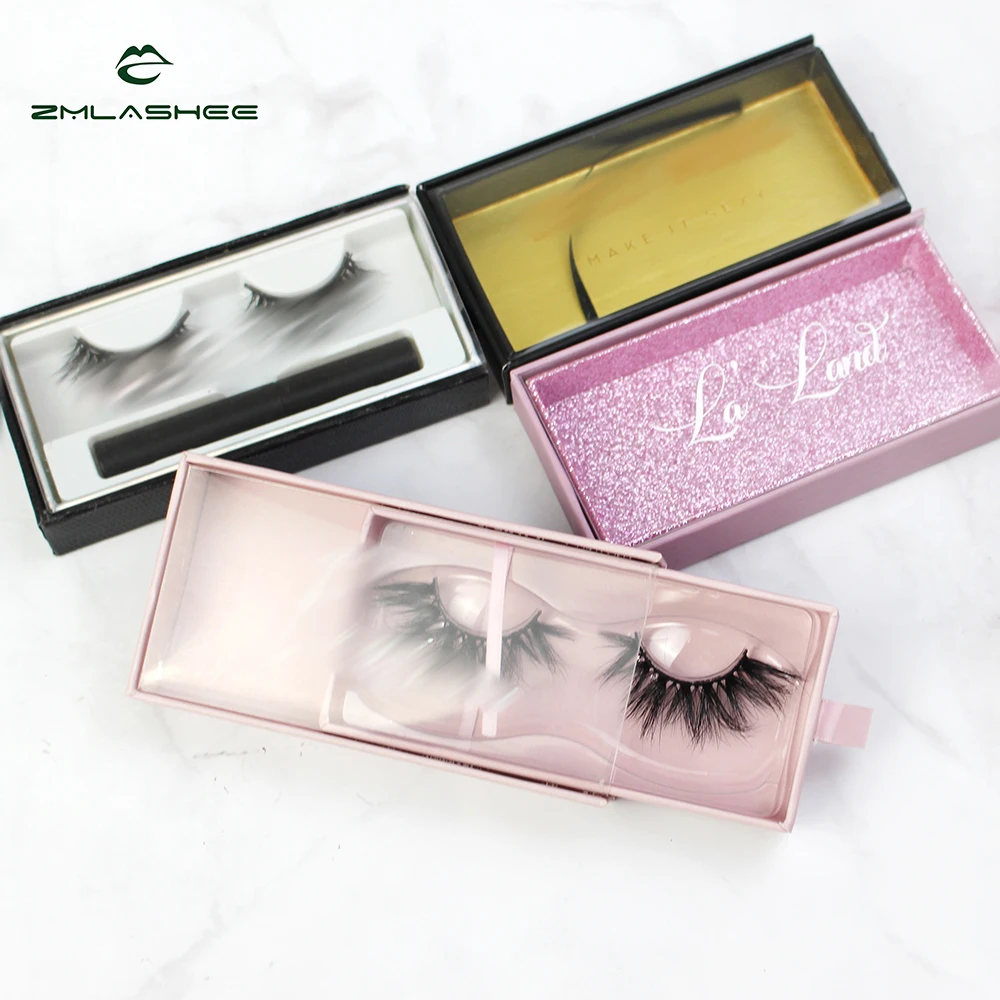 

5d mink eyelash USA shipping 2021 new style big brand magnetic box