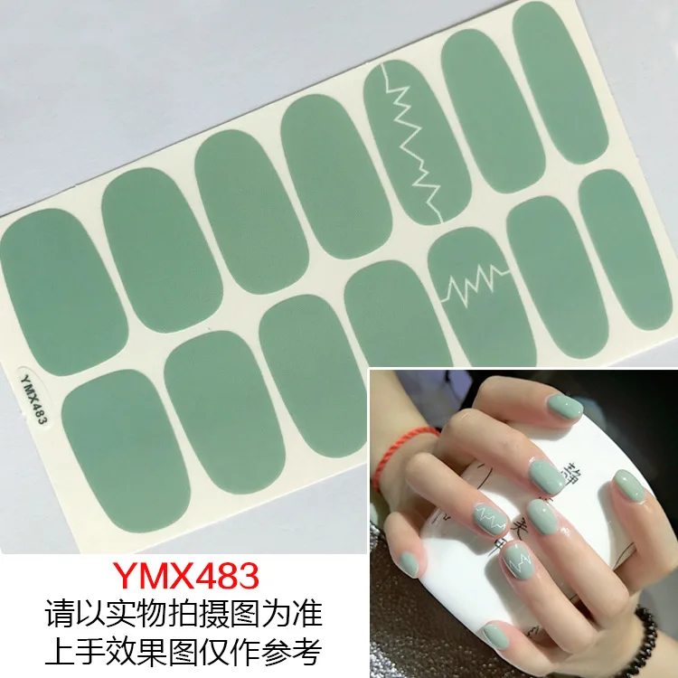 

ZY0146B YMX480-511 Nail wraps 2020 jamberry transparent nail polish art wraps, Multiple colour