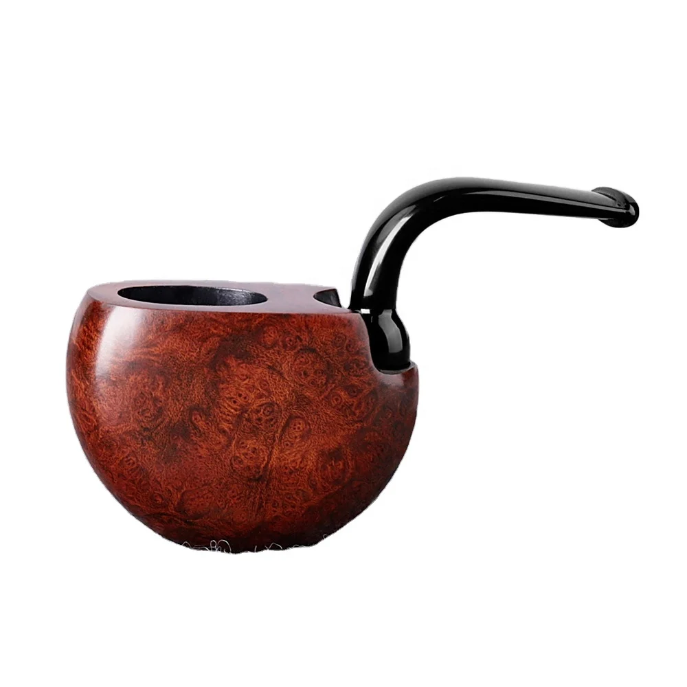 

MUXIANG Vest pocket Briar wood Tobacco Pipes High Quality Smoking Wooden Pipes, As picture