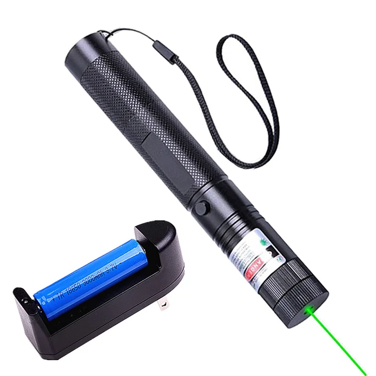 

High Power 18650 Battery Strong Light Baton Green Laser Pointer 303