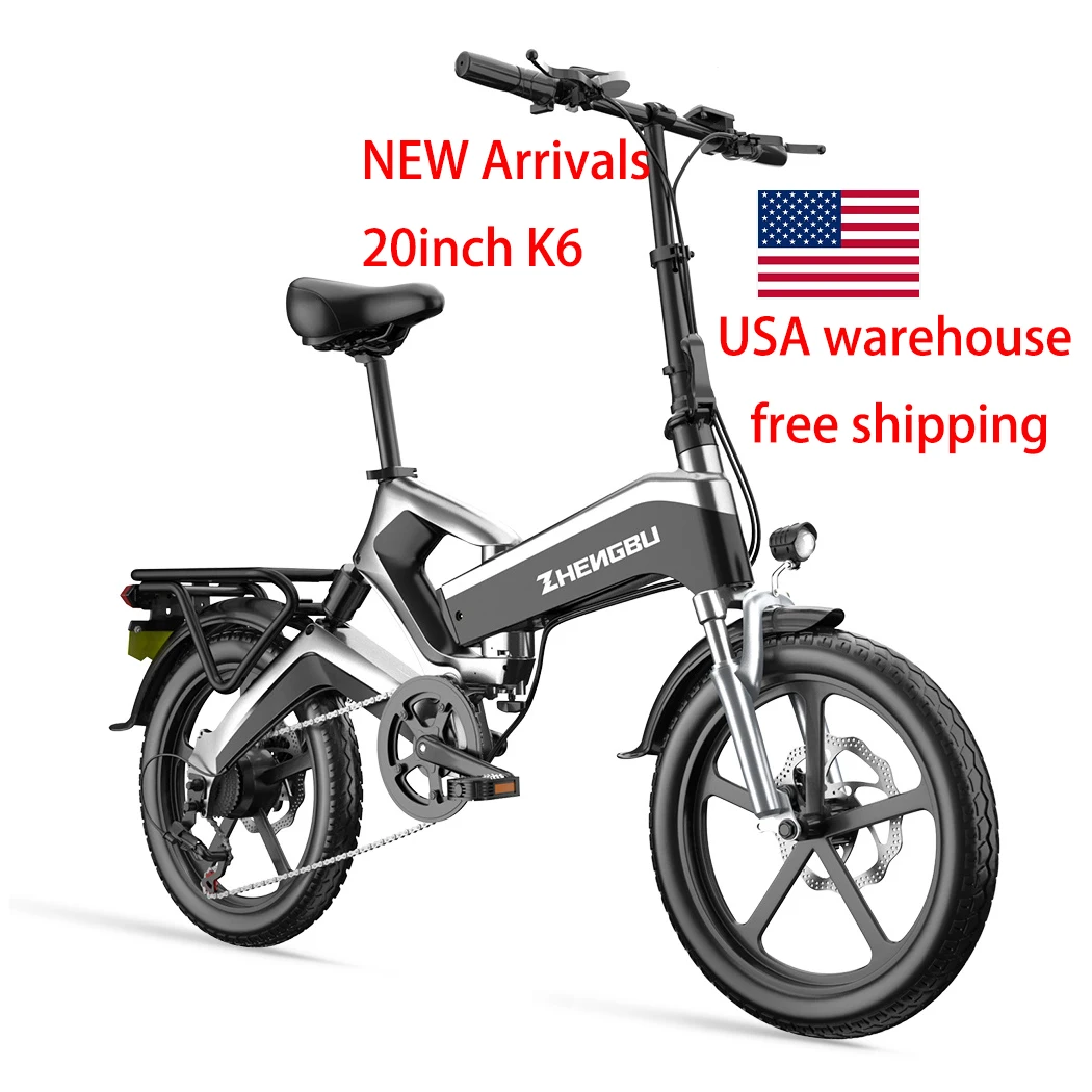 

Zhengbu ebike 20inch 400W 48V 10AH Graphene Lithium Battery electric bicycle Foldable city road electric bike bicycle