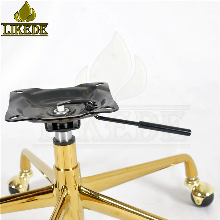 Aluminum chair spare parts sofa parts brass swivel base