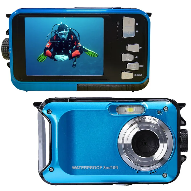 

New Full HD 1080P 2.7 inch Screen Video Recorder 30MP Anti Shake Waterproof Digital Camera