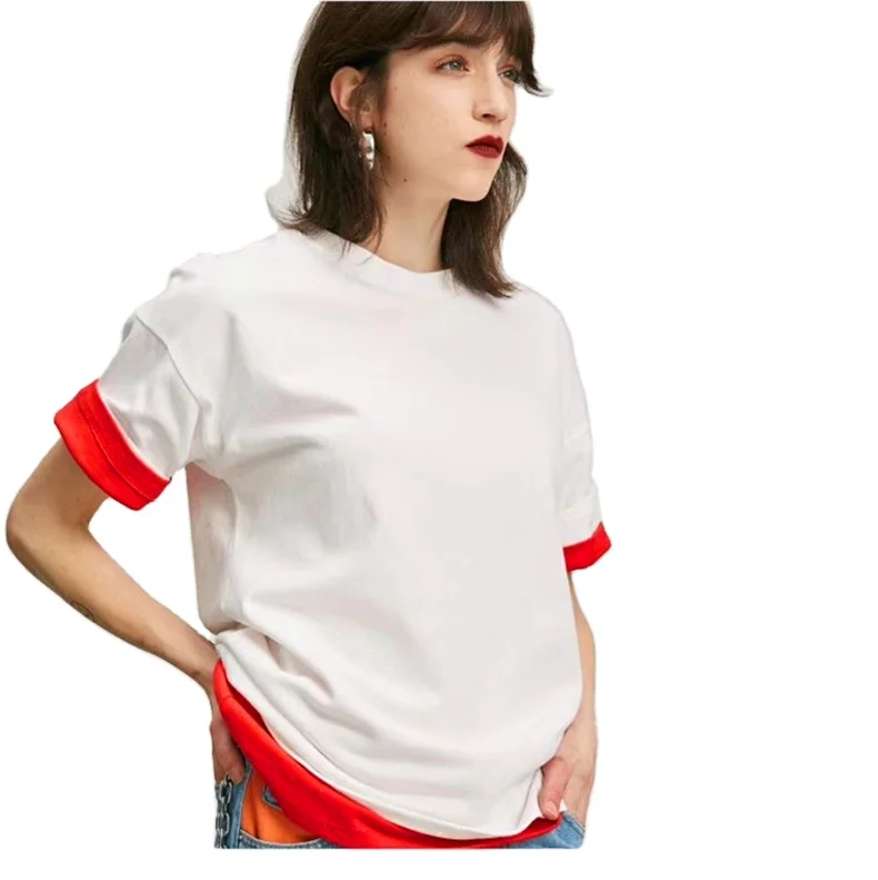 

US Size O Neck Casual Oem Cotton Custom Logo T-shirts Plus Size Advertising T-shirt