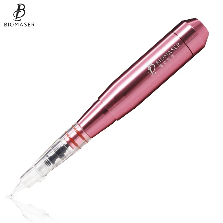 

Biomaser Professional Semi Permanent Makeup Digital Pen Tattoo Machine PMU Machine, Pink,black,gold
