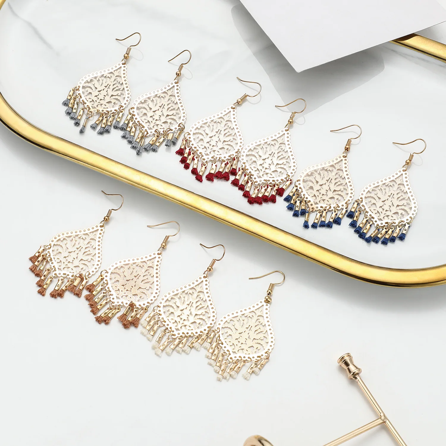 New Bohemia fabric thread tass