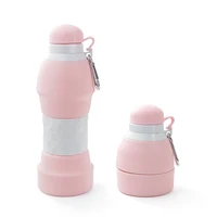 

Wholesale 580ml Collapsible Water Bottle for Outdoor Durable Sports Silicone Water Bottle