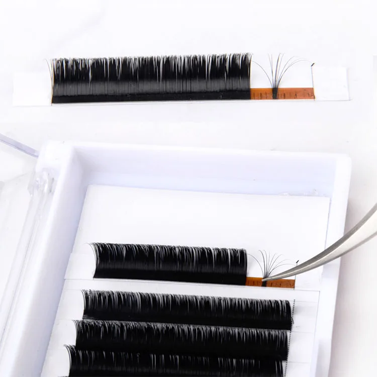 

Create Your Own Brand 0.05 0.07mm C D curls 8-15mm easy make fans volume Mega lashes extensions Fast fanning Blooming lashes, Natural black