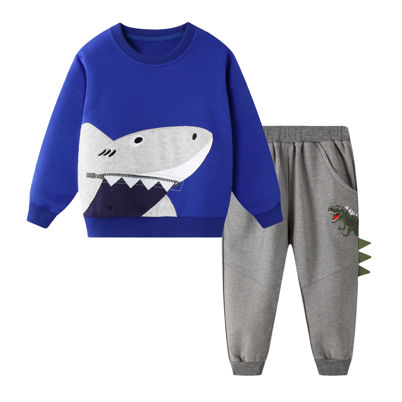 

Children's Set Spring Autumn Baby Boy Girl Clothes Long Sleeve Sleepwear Set Kids Tops+ Pants Warm Clothing Sets