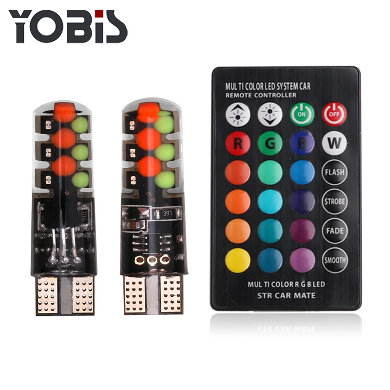 

Colorful Width Light T10 COB LED Bulb For Car