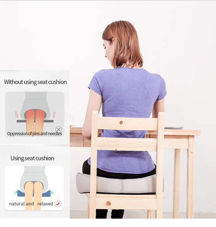 100 Memory Foam,Firm Tailbone Sciatica Lower Back Pain Relief