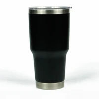 

30 oz Double Wall Stainless Steel Black Tumbler Cups For Wholesale