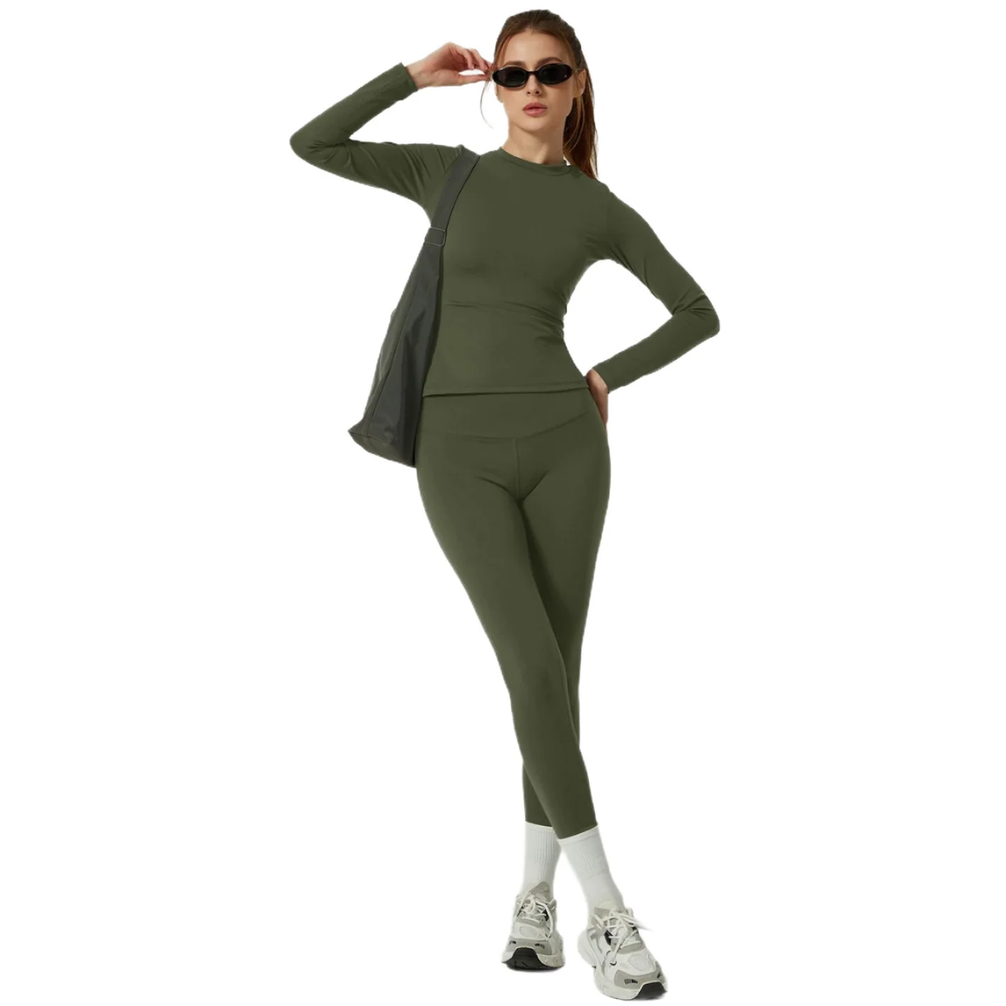 吸湿Moisture-Wicking Yoga Set