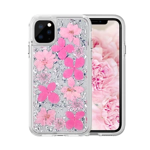 Soft TPU Dried Floral Phone Case Samsung & iPhone