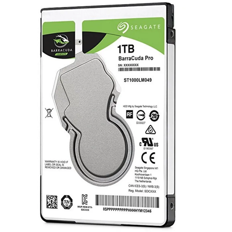 

Seagate Barracuda st1000lm049 1TB SATA 7200rpm 128mb 2,5" 7mm laptop hard disk