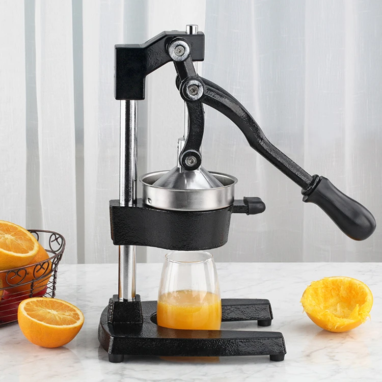 

Amazon Hot Sale Juicer Extractor Machine Manual Hand Press JuicerFresh Orange Juicer Machine, Orange, black, white