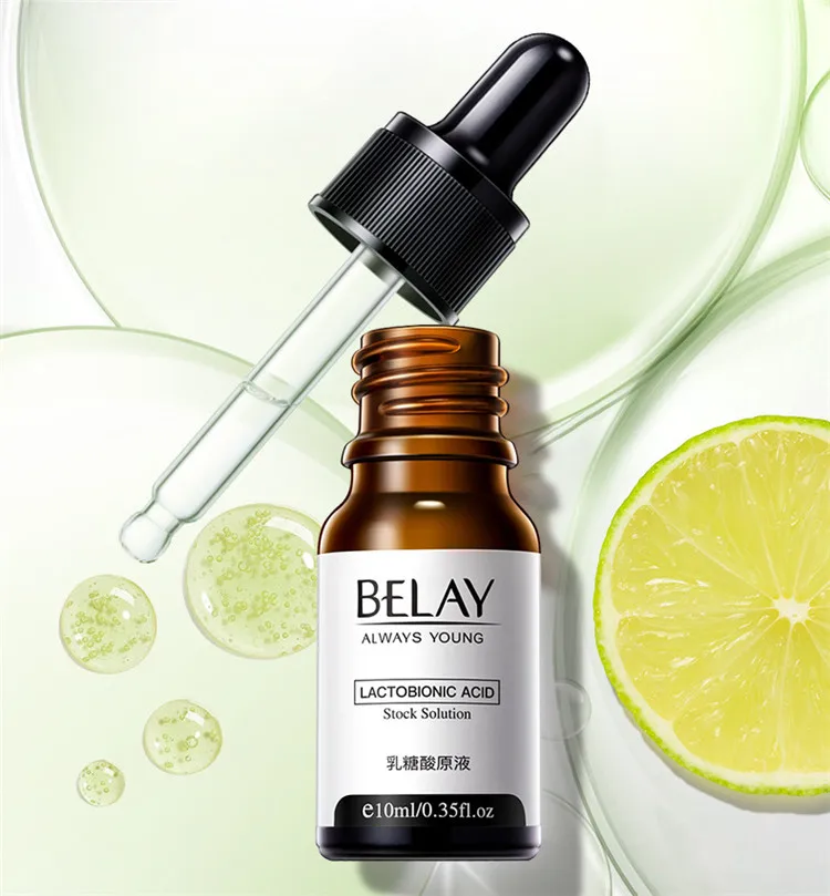 

BELAY Lactobionic Natural Organic Anti-Wrinkle Acne Pore Shrink Anti-Aging Skin Care Face Serum