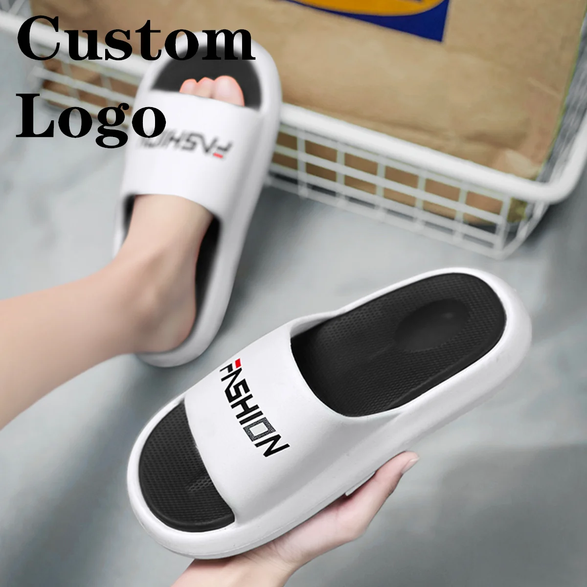 

Moyo Fashion Trendy Home Slippers CUSHIONING Non-slip Flip-flops Indoor Casual Women Slippers