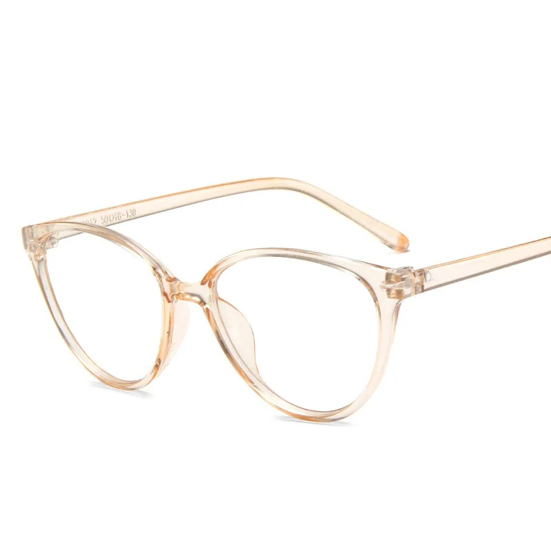 

GD18012 trendy cat eye plastic glasses optical frame 2021