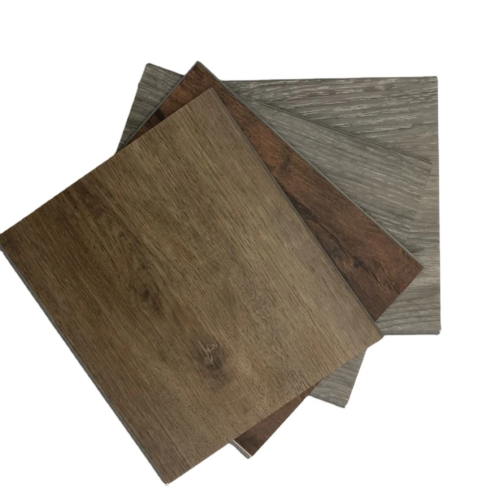 

4mm 183*1220mm Wooden Waterproof Spc Click PVC Luxury Vinyl Flooring Plank Tilel piso de hospital pvc floor