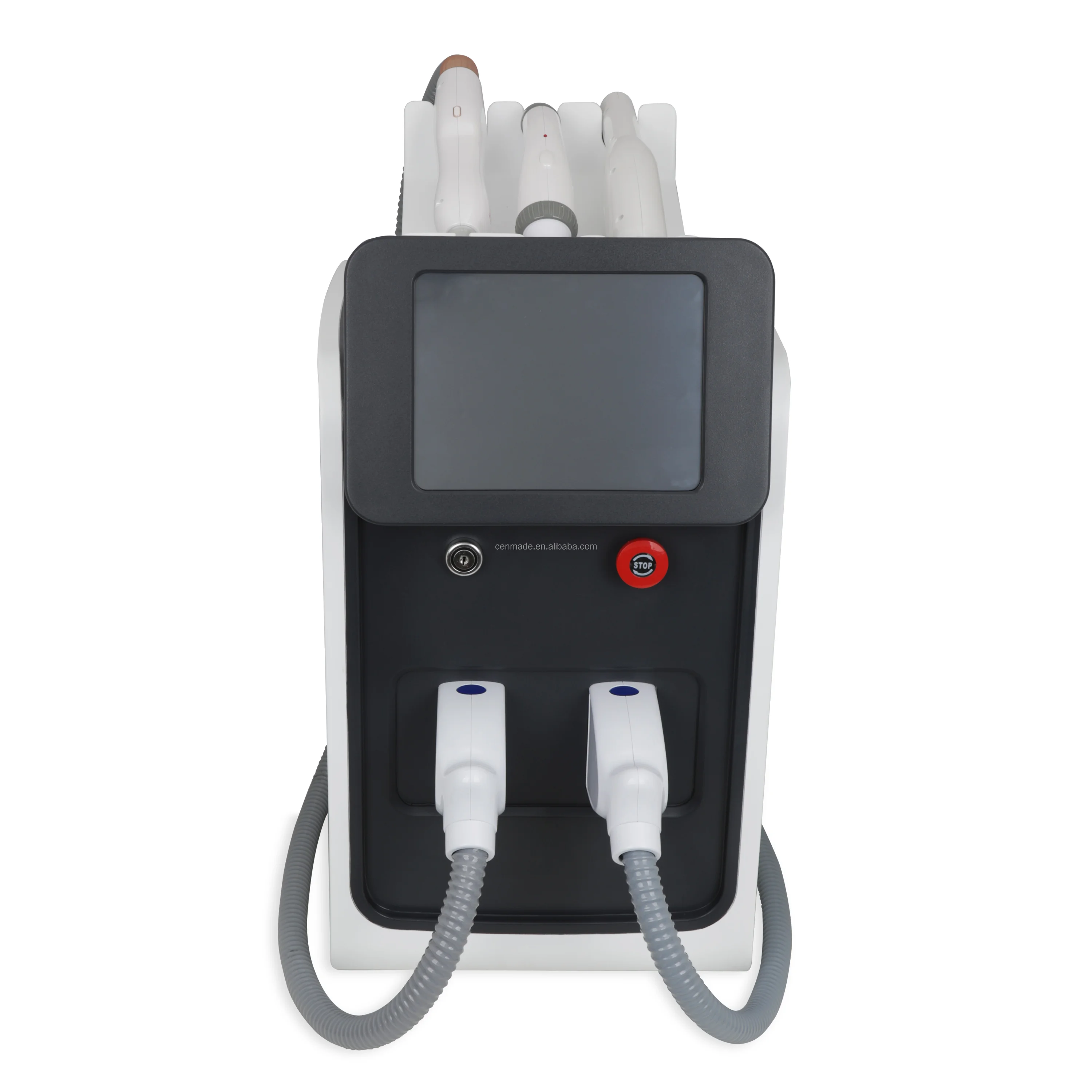 

Portable 3 in 1 OPT E-light Hair Remover Q Switched ND Yag Laser Tattoo Removal Pico Laser carbon peeling machine