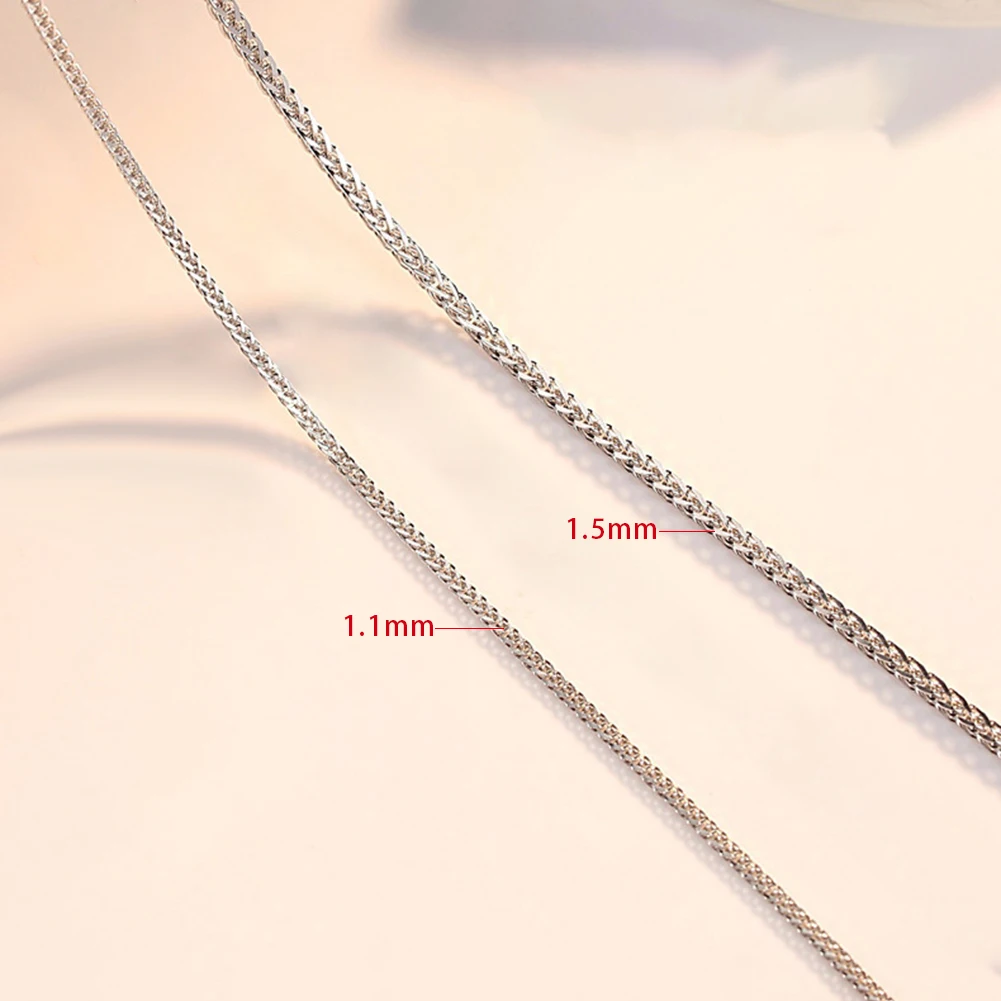 

RINNTIN GC03 New Arrival Delicate 1.1mm 1.5mm Real 14K Solid White Gold Diamond Cut Chopin Link Chain, Yellow / rose / white