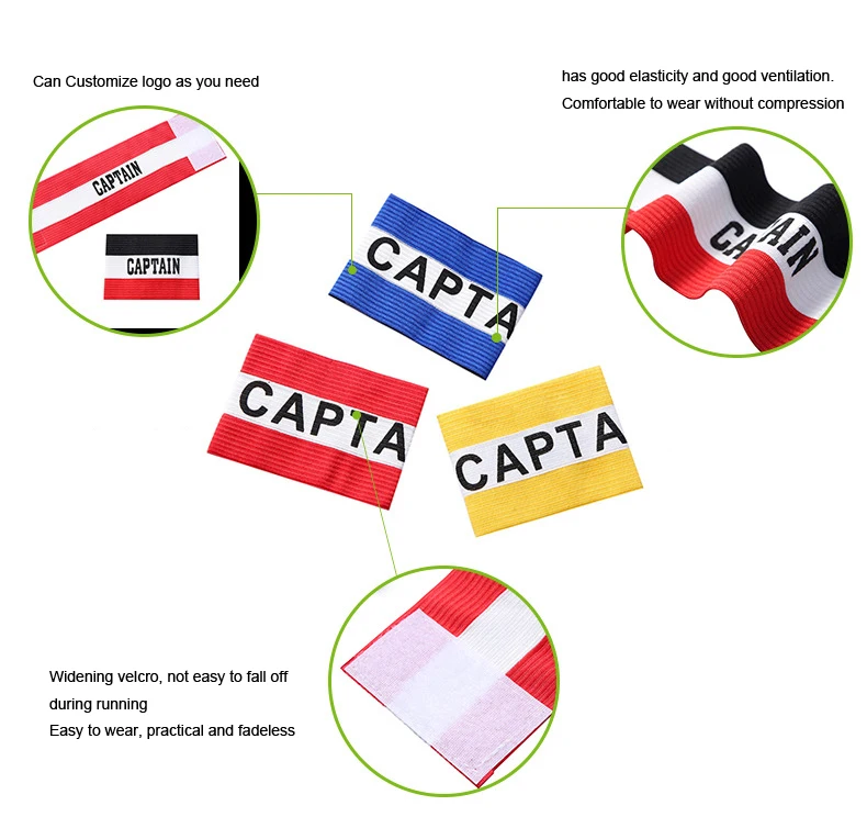 Arm Band Leader Competition Football Captain Armband Soccer Captain