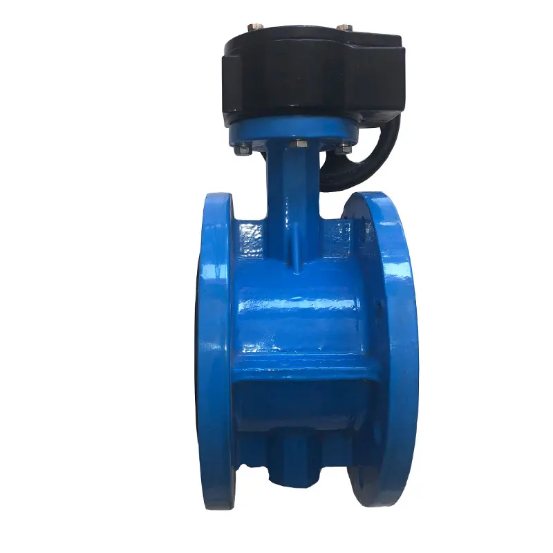 
D341X-16Q turbine flange butterfly valve nylon plate 